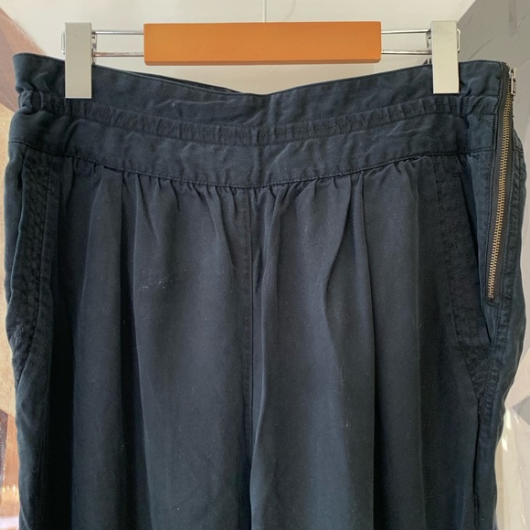 Aritzia Wilfred Casbah Paperbag Pants Black Zipper - Picture 6 of 8